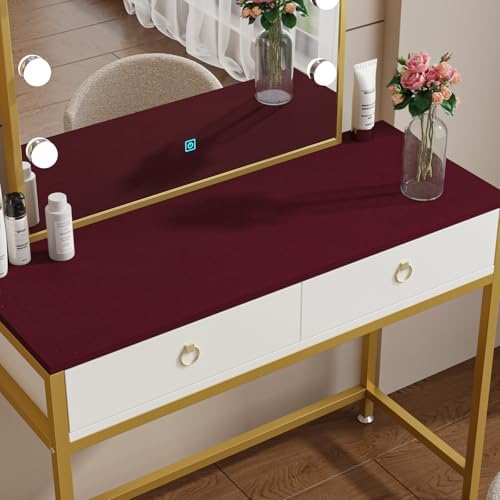Dark Red Velvet Wallpaper Self Adhesive Felt Fabric - Image 6