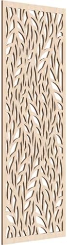 Ortonville Decorative Pierced Fretwork Wood Wall Panels, 23 3/8"W x 59 3/8"H x by EkenaMillwork