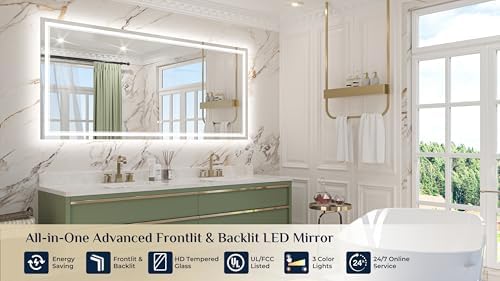 Keonjinn 72" x 36" Large Bathroom Mirror - Image 2