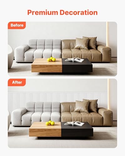 VEVOR Wall Molding Kit, Wainscoting Panels, Lightweight Paintable Polystyrene - Image 3