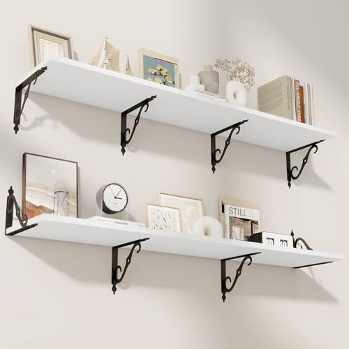 RICHFOCUS 12 Inch Deep Floating Shelves by RICHFOCUS