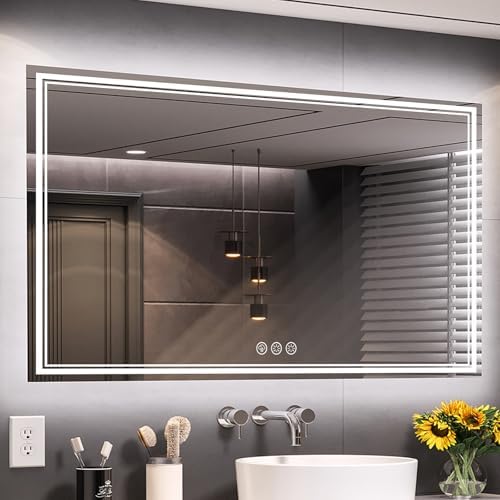 Ratsamee 55"x30" LED Bathroom Mirror by RATSAMEE