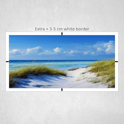 Wall Art Peaceful Beach Landscape Canvas Wall Print - Image 5