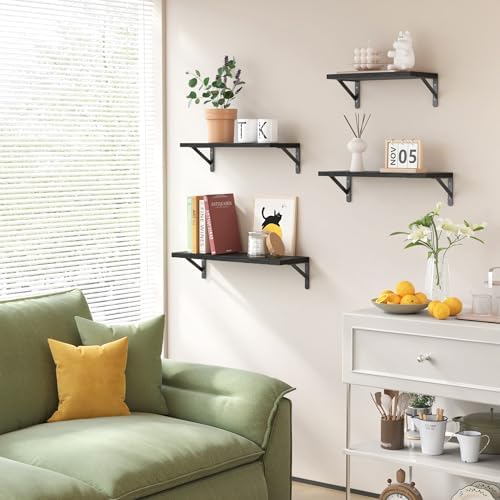 YGEOMER 4 Different Sizes Floating Shelves - Image 5