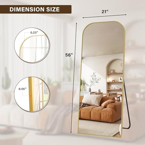 56x21 Inch Full Length Mirror - Image 4
