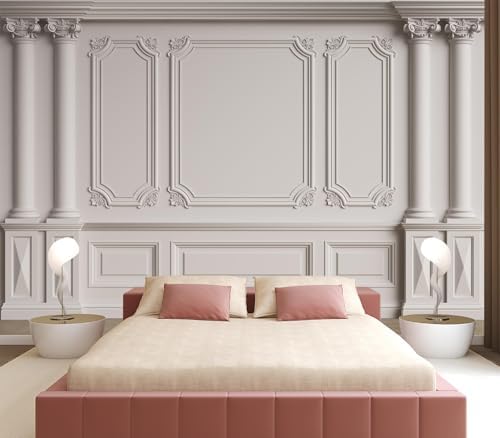 Elegant 3D Classic Wall Pillar Panel Peel Stick Wallpaper - Image 3