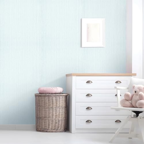 Faux Grasscloth Wallpaper Peel and Stick Linen Textured 15.7in x 196.85in - Image 5