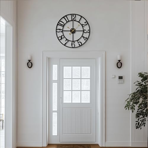 Cuspin 24 Inch Wall Clock for Living Room Decor - Image 3