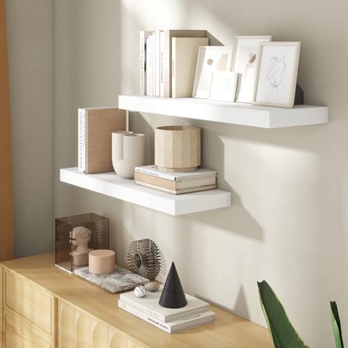 30 Inch Floating shelves for Wall, 8 Inch Deep, Invisible Brackets - Image 2