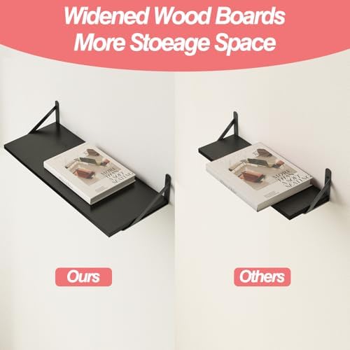 Fixwal 2pcs 10 in Deep Floating Shelves - Image 5