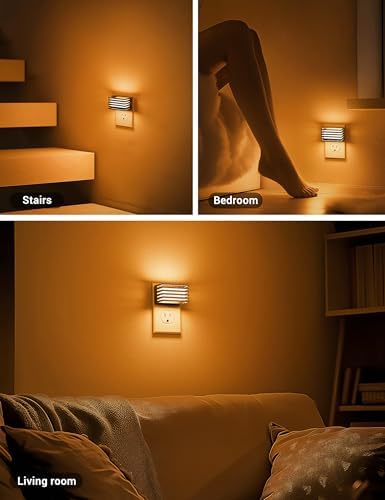 JandCase Amber Night Light, Night Lights Plug into Wall Dusk to Dawn Sensor - Image 5
