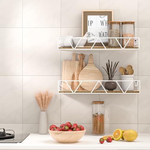 Floating Shelves Set of 3, Wood Wall Shelf, Farmhouse Shelf - Image 4