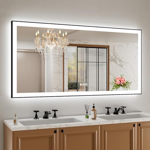 Amorho LED Bathroom Mirror, Controlled Separately by Amorho