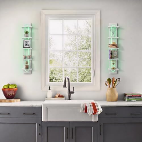 Homaterial RGB 5-Tier Floating Shelves - Image 6