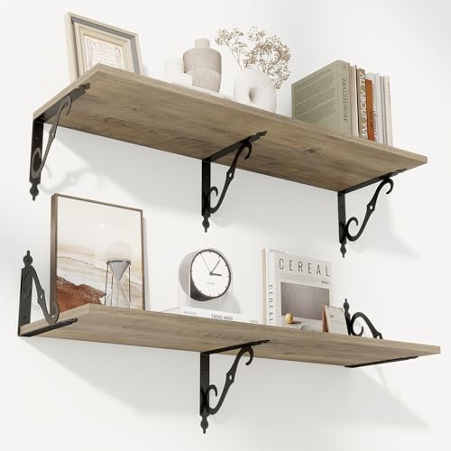 RICHFOCUS 12 Inch Deep Floating Shelves by RICHFOCUS