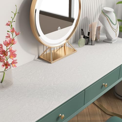 Stickyart Self Adhesive Ivory White Velvet Flocking Liner Contact Paper - Image 5