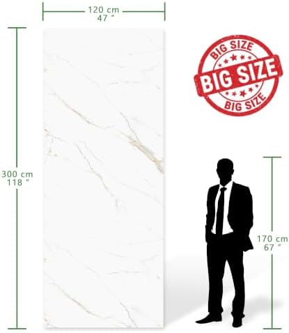 Marble Peel and Stick Waterproof Wall Paneling, Covers 38.75 Sq. Ft. - Image 2