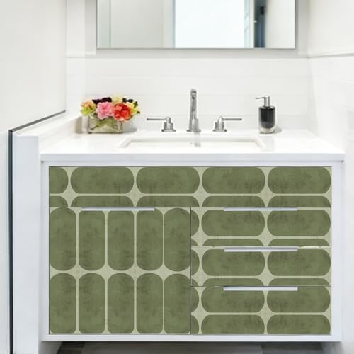 Green Nordic Style Wallpaper Wall Tile Peel and Stick Wallpaper Wall Paper Self - Image 5