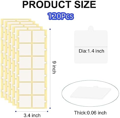 120Pcs Double Sided Tape for Acoustic Foam Panels, Removable Mounting Tape Wall - Image 2