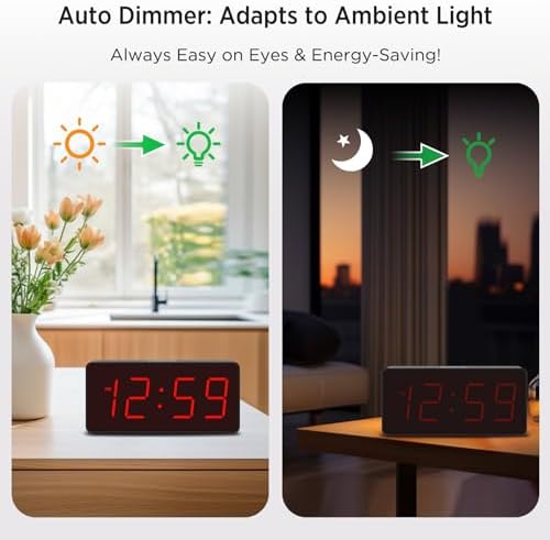 Peakeep Battery Operated Digital Alarm Clock - Image 3