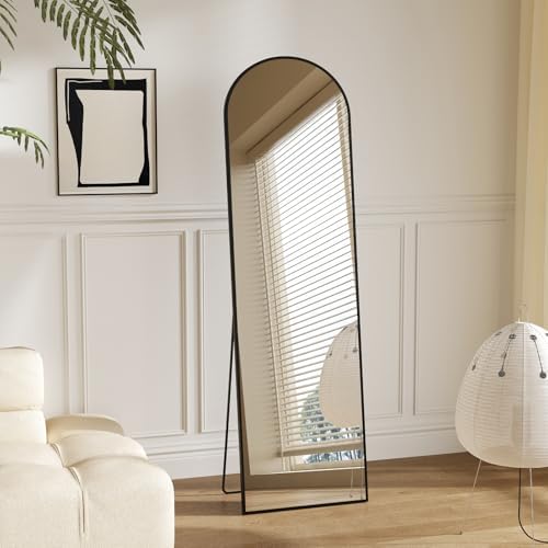 Sweetcrispy 56"x15" Arched Full Length Mirror, Full Body Mirror by Sweetcrispy