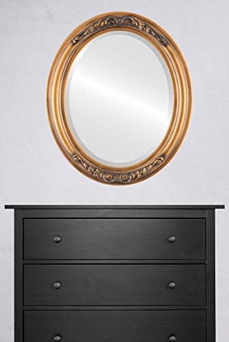OVALCREST Oval Beveled Wall Mirror - Image 3