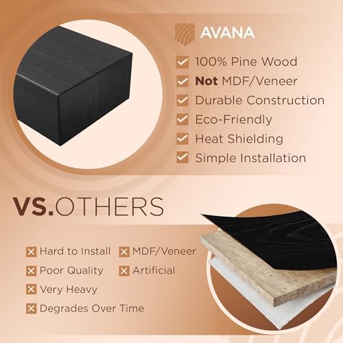 Avana Fireplace 48 Inch Mantel Shelf - Image 5