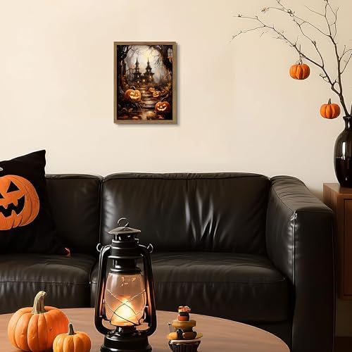 Framed Vintage Halloween Wall Art - Image 2