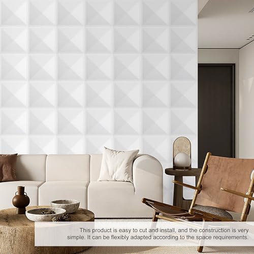 12 Pack 3D Wall Panels for Interior Wall Decor, Accent Felt Wall Panels for - Image 7