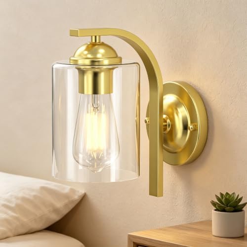 Phaosio Gold Wall Sconces Lights by Phaosio