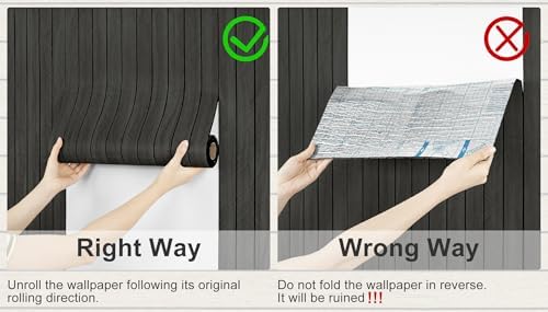 Wood Slat Shiplap Wall Panel Grey Black 3D Wood Panels - Image 6