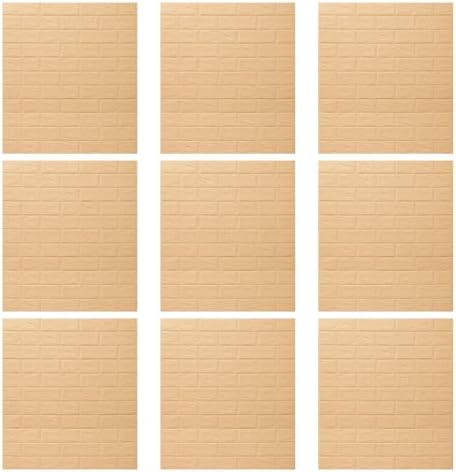 Queenbox 13.8x11.8in 30pcs Faux Brick Wall Panels Peel and Stick, Stone Texture - Image 3