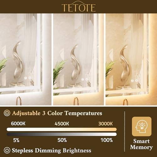 TETOTE Led Bathroom Mirror - Image 5
