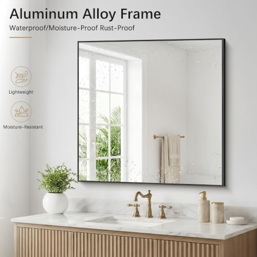 DESBING 36" x 36" Bathroom Mirror - Image 5