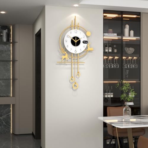 Modern Wall Clocks Battery Operated Silent Clock - Image 3