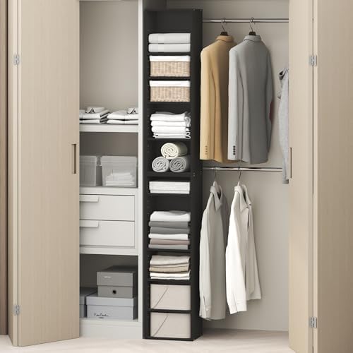 Furinno PASIR 10-Tier Closet Organizers and Storage, Open Shelf, Storage by Furinno-FitsYourSpaceFitsYourBudget
