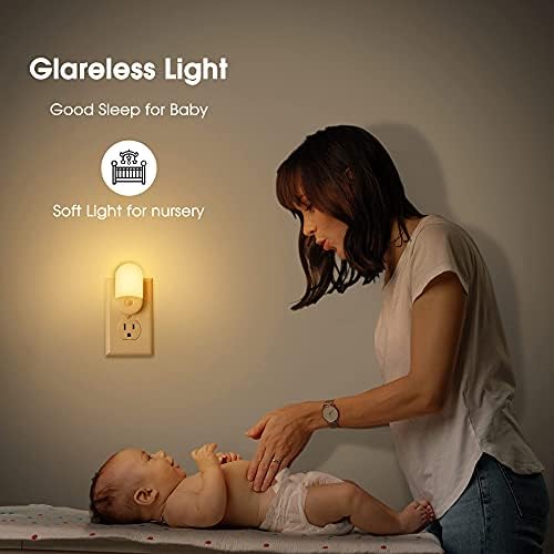 L LOHAS LED Night Lights Plug into Wall, 4 Pack LED Night Light Light - Image 3