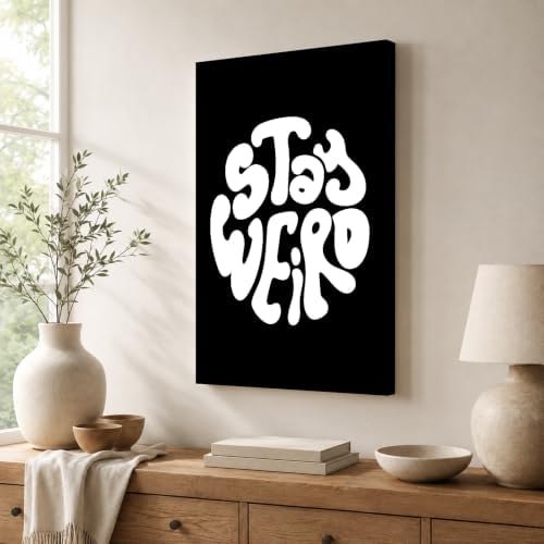 InkFlow Posters Stay Weird Canvas Poster - Image 4
