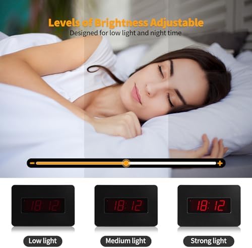 Digital Wall Clock Battery Operated - Image 6