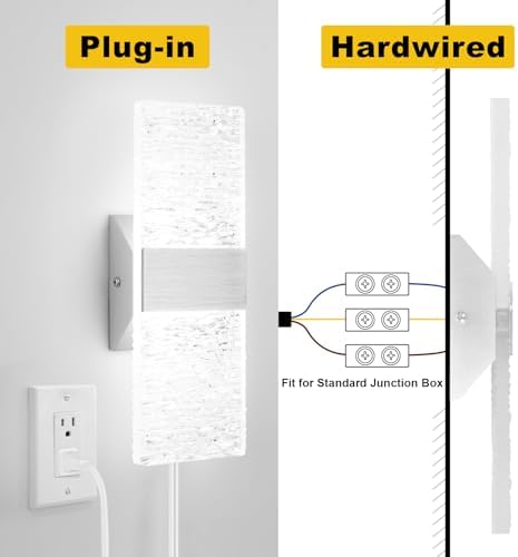 GOODATE Plug in Wall Sconces - Image 5