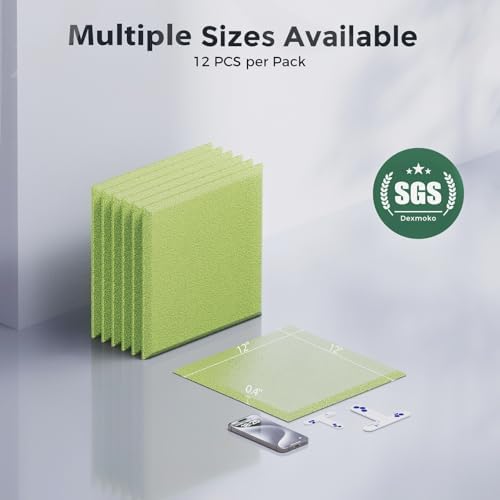 12 Pack Self-Adhesive Acoustic Panels, 2nd Generation Sound Absorbing Panel - Image 7