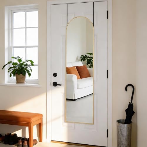 DUMOS Arched Full Length Mirror Over the Door - Image 6