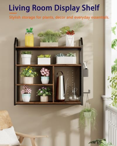 Floating Shelves with LED Light, 31.5" Wall Mounted Display Shelf - Image 7