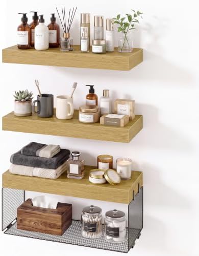 Acovy 16in Bathroom Floating Shelves by Acovy