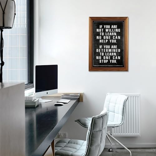 If You Are Not Willing To Learn Motivational Canvas Wall Art, Positive - Image 3