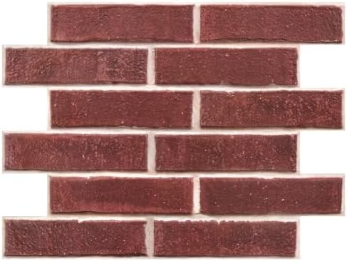 COMSTICKC 3D Peel and Stick Faux Brick Wall Panels, Ultra-Light & Flexible by COMSTICKCDECOR