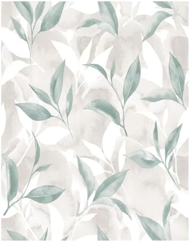 Peel and Stick Wallpaper Roll, It's Grow Time Design by WallWear