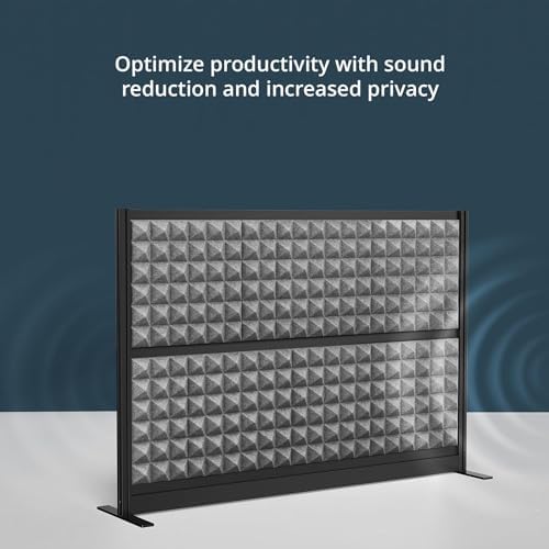 Stand Up Desk Store Studio Modular Wall and Sound Absorbing Room Divider | - Image 3