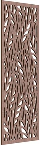 Ortonville Decorative Pierced Fretwork Wood Wall Panels, 17 3/8"W x 44 3/8"H x by EkenaMillwork