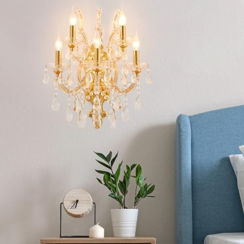 YLONG-ZS Large Modern Crystal Wall Lights - Image 3